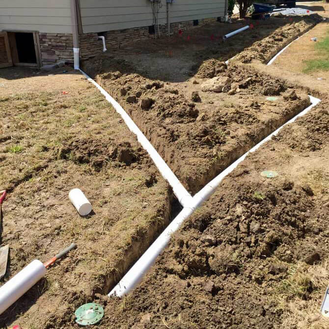 Drainage Solutions | French Drains, Standing Water, Knoxville, TN
